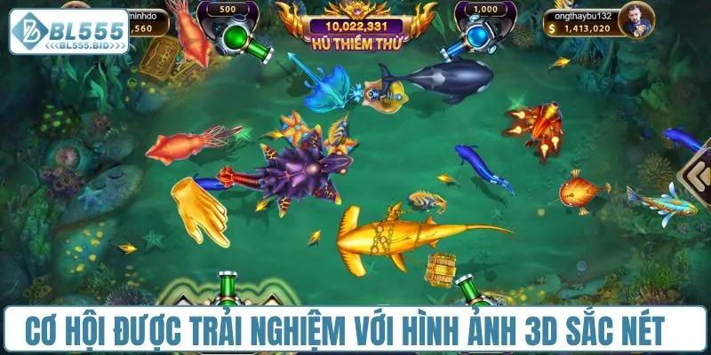 Cơ hội được trải nghiệm với hình ảnh 3D sắc nét